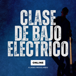 Clase online de bajo eléctrico